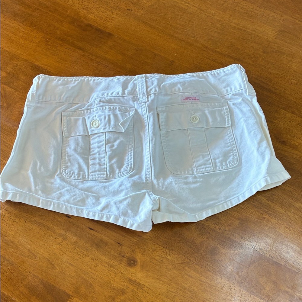 Abercrombie & Fitch Light Blue Jean Shorts - Picture 3 of 5